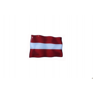 Iškilus lipdukas "Latvijos vėliavėlė"