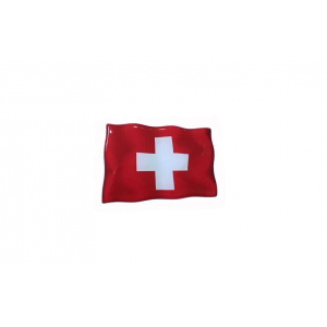 Iškilus lipdukas "Šveicarijos vėliavėlė"