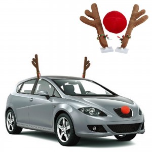 Kalėdinė dekoracija automobiliui "RUDOLF"